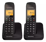ALCATEL ALCE130DUON TELEFONO INALAMBRICO DOBLE NEGRO