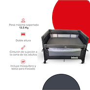BEBESIT COLECHO 2021-A PRACTICUNA PLEGABLE GRIS