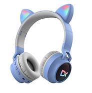 DEKKIN AUR-HE-029CE AURICULAR GATITO BLUETOOTH  CELESTE