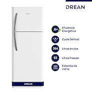 DREAN HDR370F50B HELADERA CICLICA CON FREEZER 364L