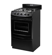 ESCORIAL (751) CANDOR BLACK COCINA GAS ENVASADO
