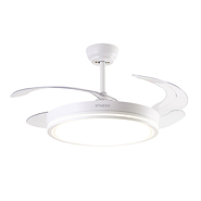 ETHEOS GVTI-VTRB VENTILADOR DE TECHO 4 ASPAS OCULTAS 100W 6 VEL LUZ LED