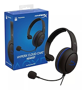 HYPERX CLOUD CHAT AURICULAR BLACK/BLUE PS4