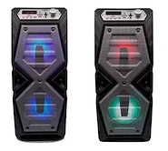 KANJI SP-KJ DANCE PARLANTE RADIO FM BLUETOOTH USB TF BATERIA LEDS