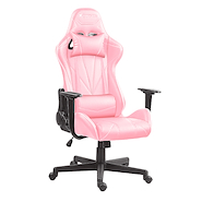 KASSEL GC-909PK SILLON GAMER ROSA RIÑONERA Y APOYA CABEZA