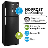 KOHINOOR KHDF42DI/9 HELADERA NO FROST DUOCOOLING INVERTER 409 L.E.E. A+