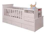 LA ESPERANZA INFANTIL-JUVENIL INFINITY 8025 BB CUNA FUNCIONAL CON CAJONES
