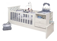 LA ESPERANZA INFANTIL-JUVENIL INFINITY 8019BB CUNA FUNCIONAL SIN CARRO BLANCA INFINITY