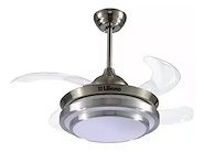 LILIANA VTHA604 VENTILADOR DE TECHO 4 ASPAS OCULTAS 80W 6 VEL LUZ LED