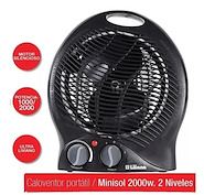 LILIANA CFH400 MINISOL CALOVENTOR 1000/2000W