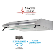 LILIANA KP992 PURIFY PLUS PURIFICADOR ACERO 2 MOTORES FILTRO CARBON ACTIVO