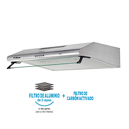 LILIANA KP991 PURIFY PURIFICADOR ACERO 1 MOTOR FILTRO CARBON CON O SIN SALIDA