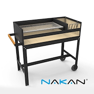 NAKAN LANIN PARRILLA 65CM PORTATIL C/FOGONERO