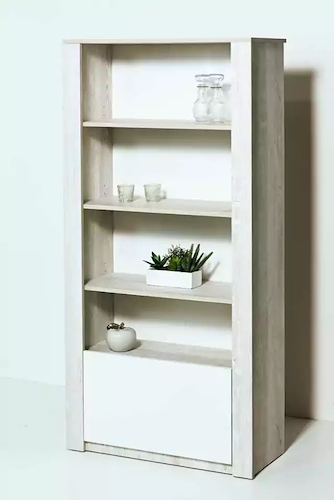 NC MUEBLES EMPURIA BIBLIOTECA 160CM EMPURIA BLANCO