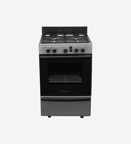ORBIS 858AP4 COCINA PLANA 55CM INOX CAJON PARRILLA LUZ Y ENCEND