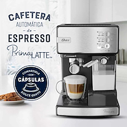 OSTER EM6603 PRIMA LATTE CAFETERA EXPRESSO AUTOMATICA 15BAR