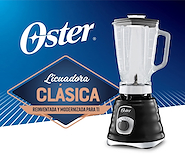 OSTER BLST4655B CLASICA LICUADORA JARRA VIDRIO 1.25LTS 700W 3 VEL