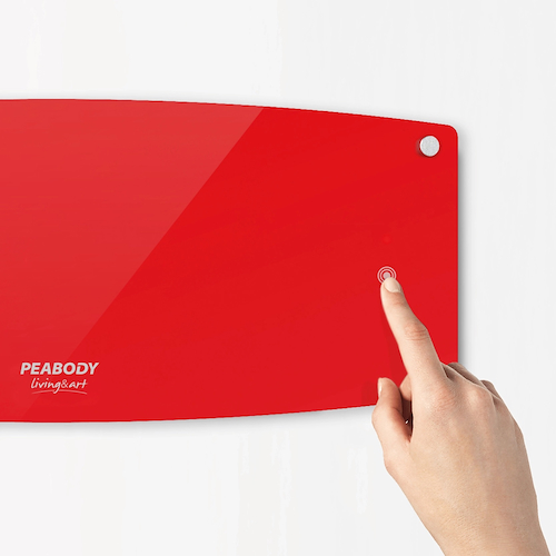 PEABODY PE-CV20R CALOVENTOR SPLIT DE PARED VIDRIO CURVO TOUCH TERMOSTATO 1000