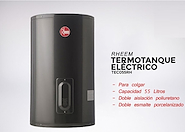 RHEEM TEC055 TERMOTANQUE 55 LTS ELECTRICO COLG AEE NEGRO