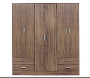 RICCHEZZE TANA ECO 9528 PLACARD 6 PUERTAS 4 CAJONES FRESNO BLANCO 9533