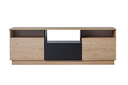 RICCHEZZE MESINA 5489 RACK TV MUNDIAL HICKORY/BLANCO