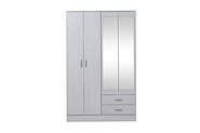 RICCHEZZE TANA PLUS 6929 PLACARD 4PUERAS 2 CAJONES NEVADA CON ESPEJO 1.13x1.82x47