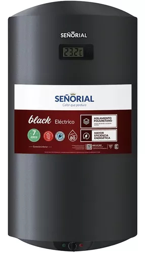 SEÑORIAL BLACK 2.0 80 TERMOTANQUE 80L ELECTRICO