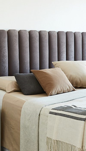 SILCAR VINTA 200 RESPALDO PARA CAMA KING PLUS, TELA PANA, ALTURA 70 CM