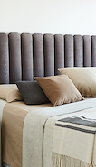 SILCAR VINTA 180 RESPALDO PARA CAMA KING, TELA PANA, ALTURA 70 CM