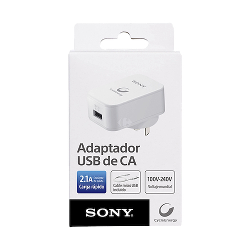 SONY CP-AD2 CARGADOR BATERIAS USB CARGA RAPIDA