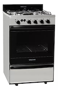 VOLCAN 87673V COCINA 55CM ACERO INOXIDABLE ENCENDIDO Y LUZ