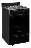VOLCAN 87663V COCINA 55CM INOX/GRAFITO LUZ ENCEND. CAJON PARRILLA ENLOZADA