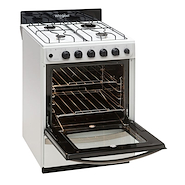 WHIRLPOOL WFB 57DW COCINA BLANCA ENC.UNA MANO 56CM CAJON GRILL MULTIGAS