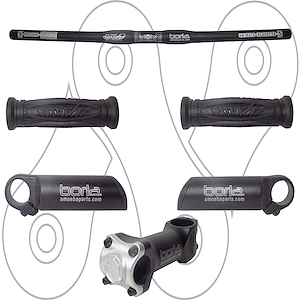 Kit Amoeba Borla para mtb (forma + stem + cuernos + Puños)