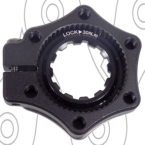 Adaptador Evol de center lock a 6 tornillos