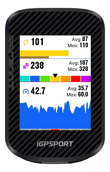 Ciclocomputadora Igpsport BSC300T Gps Ant+ Inalambrico