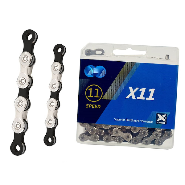 Cadena Mtb Kmc x11.93 de 11 velocidades y 118 eslabones