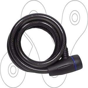 Cable de acero Kuest con cerradura 12x1200mm