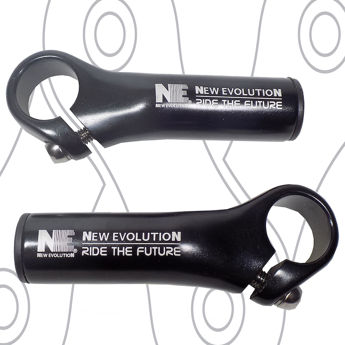 Cuernos (Bar Ends) New Evolution NE-17 (Color Negro) - $ 19.036
