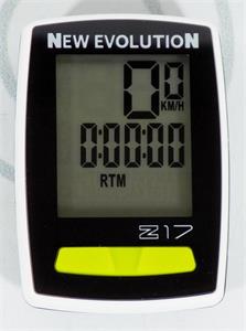 Ciclocomputadora Wireless New Evolution NE-Z17w (17f c/luz)