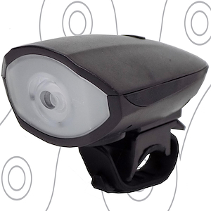 Luz delantera con bocina USB electronica