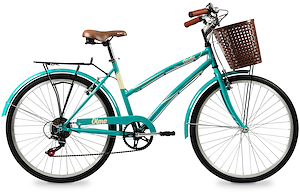 Bicicleta Paseo Dama 6v Olmo Acero