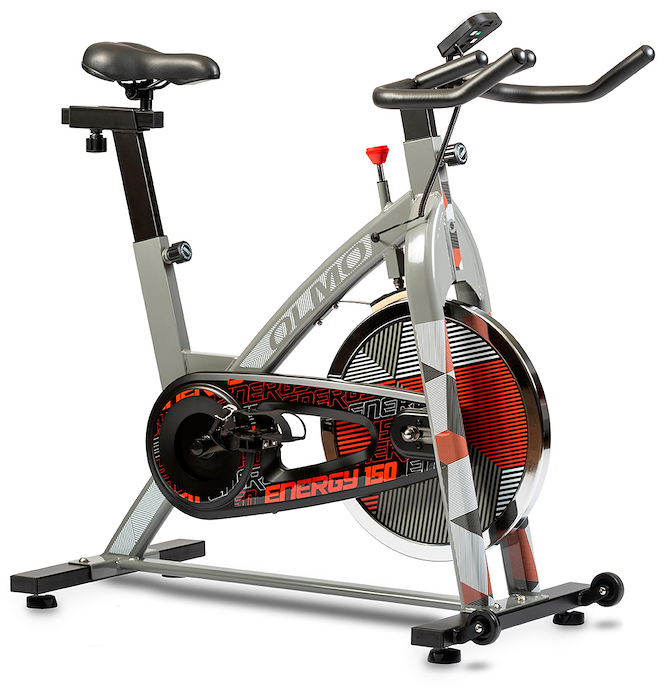 Bicicleta fija Spinning Indoor Olmo Energy 150 (13kg) - $ 539.568