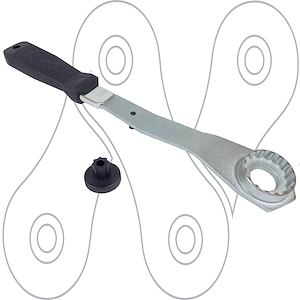 Llave extractora de plato Pro BikeGear  XTR 9100