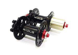 Juego de mazas ruleman mtb Radius MTB-09 (36ag, 6 tornillos)
