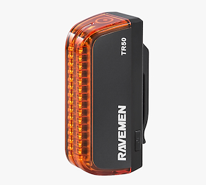 Luz trasera Ravemen TR50 (vision lateral)