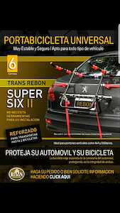 Portabicicleta Universal Rebon Super Six 2 (3 bicis)