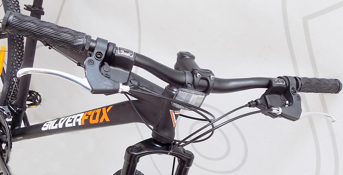 silver fox downhill mountain bike