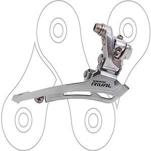 Descarrilador ruta Sram Rival de abrazadera 34.9
