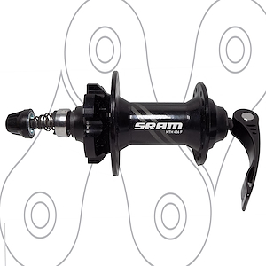 Maza delantera mtb Sram 406 de 32 agujeros